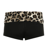 Shopmocho Rockmore Leopard Contrast Patchwork Mini Shorts Low Rise Slim Sexy Bottoms Casual Skinny Women Hot Shorts Baddie Outfits 2025