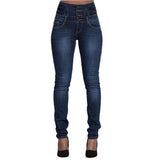SHOPMOCHO Women Black Jeans Push Up Pencil Denim Pants Ladies Vintage High Waist  Casual Stretch Skinny Mom Jean Slim Femme