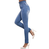 SHOPMOCHO Women Black Jeans Push Up Pencil Denim Pants Ladies Vintage High Waist  Casual Stretch Skinny Mom Jean Slim Femme