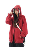 SHOPMOCHO Oversized Y2k Spider Hoodies Men Streetwear Autumn Winter Jackets Plush Embroidery Women Sweatshirt Unisex Kakazzy Hoddies