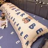 SHOPMOCHO 100% Cotton Pillow Cover Comfortable Pillow Case 90/120/150/180cm Long Bedside Cushion Cover Sweet Girl Pillow Covers Decorative