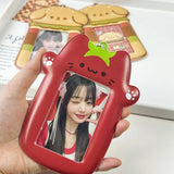 Shopmocho Kawaii Photocard Holder Kpop Photo Card Organizer Idol Photo Cards Display Supplies Photo Protector Sleeve Student Stationery