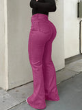 SHOPMOCHO Women Jeans Boot Cut Y2k Jeans Wide Leg Denim Pants Distressed Washed Full Ankle Length Pockets Zipper Fly High Waist Club 2026