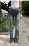 SHOPMOCHO Gothic Buddha Head Womens Jeans Y2K Clothes Hip Hop Pocket Embroidery Vintage Blue Baggy Jeans Low Waist Wide Leg Trousers