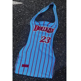 SHOPMOCHO 2025 Streetwear Letter Printing Halter Dress Harajuku Sexy Sleeveless Mini Dresses Y2k Aesthetic Women Backless Bodycon Vestidos