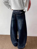 SHOPMOCHO New Men's American Goth Letter Printed Baggy Denim Pantalones Spring Y2K Streetwear Straight Jeans Hip Hop Fashion Jean Trousers