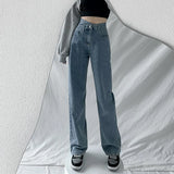 Shopmocho 1970s Retro Crossbody High-waist Slimming Drag-on Straight-crotch Long Pants Women Summer Cotton Material