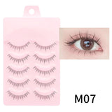 Shopmocho New Manga Lashes Soft Natural Eyelashes Thick False Eyelashes Manga Eyelashes Daily Dating Makeup Eyelashes Lashes Wispy
