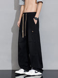 SHOPMOCHO Men's Cargo Jeans 2026 New Spring Summer Wide Leg Denim Pants Straight Baggy Jeans Asian Size L-5XL