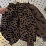 SHOPMOCHOBaby Plush Pants Velvet Autumn Winter Boy's Thick Sweatpants Kids Girls Cartoon Trousers Children's Warm Pants Trend