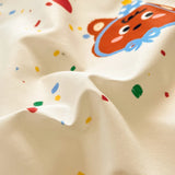SHOPMOCHO 1Pcs 100% Cotton Printed Duvet Cover Cartoon Pattern Skin Friendly Breathable Comforter Cover Bedclothes for Children Students