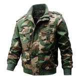 SHOPMOCHO New Workwear Pilot Spring Autumn Coats Men's Jackets Military Tactical Multi Pocket Tops Men's Clothing