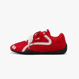 SHOPMOCHO Red Apple Training Shoes Women's Soft Bottom Lightweight and Comfortable Forrest Gump Shoes Sports and Leisure Board Shoes