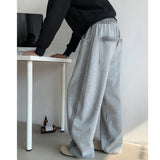 SHOPMOCHO New Men's Casual Pants Side Striped Wide Leg Outdoor sports pants Straight Sweatpants Neutral High-quality Long Baggy Trousers