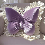 Shopmocho Princess Butterfly Office Pillow Living Room Bow Bedroom Car Sofa Cushion Home New Pillow Room
