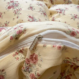 Shopmocho Floral Style Duvet Cover Soft Quilt Cover Single/Double/Queen Size Comforter Covers Girls Room Bedding (Pillowcase Need Order)