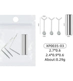 Shopmocho 1/2/4pcY-shaped Love Heart Magnetic Auxiliary Tool For Match with Nail Magnet Suck Cat Eye Heart Shapes Effect Nail Gel DIY Tool