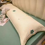 SHOPMOCHO 100% Cotton Pillow Cover Comfortable Pillow Case 90/120/150/180cm Long Bedside Cushion Cover Sweet Girl Pillow Covers Decorative