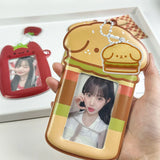 Shopmocho Kawaii Photocard Holder Kpop Photo Card Organizer Idol Photo Cards Display Supplies Photo Protector Sleeve Student Stationery