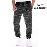 Shopmocho Pantalon de survêtement de course pour hommes, Camouflage, élastique, Cargo, cordon de serrage, multi-poches, bas décontracté, survêtement, nouvelle collection 2025