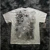 SHOPMOCHOAmerican New Retro Trend Printed Long Sleeve 90s Street Hip-Hop Harajuku T-shirt Men Fashion Gothic Casual Pure Cotton Loose Top