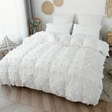 SHOPMOCHO Crafts Furball King Size Bedding Set Queen Size Double Duvet Cover Set 200x200 High Quality Tufted Quilt Cover and Pillow Cases