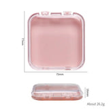 SHOPMOCHO 20/10 Pieces Empty Nail Boxes For Packaging Square Shape Box Wholesale Nail Tips Press On Nail Packaging Case Small Business