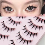 Shopmocho New Manga Lashes Soft Natural Eyelashes Thick False Eyelashes Manga Eyelashes Daily Dating Makeup Eyelashes Lashes Wispy
