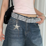 Shopmocho Fashionable Lace Belt With A Unique Design For Women Suitable For Skirts And Jeans A Great Accessory For A High-End Look