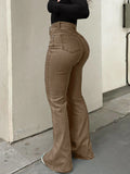 SHOPMOCHO Women Jeans Boot Cut Y2k Jeans Wide Leg Denim Pants Distressed Washed Full Ankle Length Pockets Zipper Fly High Waist Club 2026