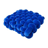 SHOPMOCHO Square Knot Stuffed Cushion Nordic Aesthetic Pillow Decorative Plush Pillow Office Sleeping Floor Windowsill Back Cushion Decor