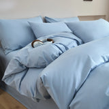 SHOPMOCHO 3pcs 100% Egyptian Cotton Duvet Cover Set 1pc Duvet Cover and 2pcs Pillowcases 150*200/220*220cm Single/double Queen King Size