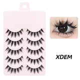 Shopmocho New Manga Lashes Soft Natural Eyelashes Thick False Eyelashes Manga Eyelashes Daily Dating Makeup Eyelashes Lashes Wispy