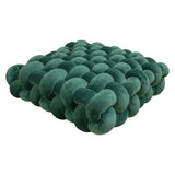 SHOPMOCHO Square Knot Stuffed Cushion Nordic Aesthetic Pillow Decorative Plush Pillow Office Sleeping Floor Windowsill Back Cushion Decor
