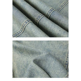 SHOPMOCHO Man Pants Mens Jeans Summer New High Street Fashion Casual Thin Ice Silk Curved Blade Trousers For Men