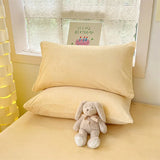 SHOPMOCHO Simple Milk Fleece Warm Autumn Winter Duvet Cover Set 220x240 Soft Fluffy Queen Bedding Set Plush Warmth Blanket Cover Sets Cozy
