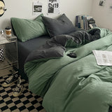 SHOPMOCHO Bedding Comforter sets Duvet Cover bedsheets set with pillowcase Bedding Linens Set for Queen/King Bed edredones de cama