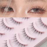 Shopmocho New Manga Lashes Soft Natural Eyelashes Thick False Eyelashes Manga Eyelashes Daily Dating Makeup Eyelashes Lashes Wispy