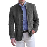 SHOPMOCHO 2025 Autumn New European and American Men's Commuting Single Breasted Casual Suit Jacket Blazers Coat for Men