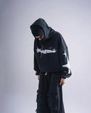 SHOPMOCHO Retro Gothic Men Hoodie New American High Street TrendY2k Harajuku Men Loose and Casual Sweatshirt