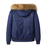 SHOPMOCHO Winter Cotton Thick Pilot Jackets for Men Casual Hooded Loose Coats Baseball Jacket Men's Jackets