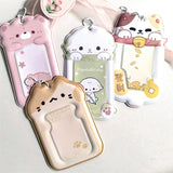 Shopmocho Kawaii Photocard Holder Kpop Photo Card Organizer Idol Photo Cards Display Supplies Photo Protector Sleeve Student Stationery