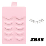 Shopmocho New Manga Lashes Soft Natural Eyelashes Thick False Eyelashes Manga Eyelashes Daily Dating Makeup Eyelashes Lashes Wispy