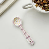 Shopmocho Cute Smiling Spoons Ceramic Ice Cream Spooon Irregular Hand Painted Dessert Breakfast Spoon Home Kitchen Tableware Accessories