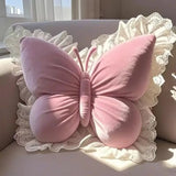 Shopmocho Princess Butterfly Office Pillow Living Room Bow Bedroom Car Sofa Cushion Home New Pillow Room