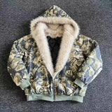 SHOPMOCHOY2k Streetwear New Jacket Mens and Womens Harajuku Retro Hip-hop Pop Fringed Hoodie Gothic Punk Loose Couple Casual Jacket Tops