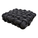 SHOPMOCHO Square Knot Stuffed Cushion Nordic Aesthetic Pillow Decorative Plush Pillow Office Sleeping Floor Windowsill Back Cushion Decor