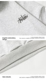 SHOPMOCHO 400G Heavy Thick Letter Embroidered Hoodies for Men's Autumn Winter Style American Trendy Couple Loose Hoodie Coat