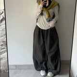 Shopmocho Oversized Black Sweatpants Women Y2K Harajuku Baggy Joggers Summer Streetwear Wide Leg Pants Korean Fashion Casual Trousers New