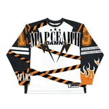 SHOPMOCHOY2K American марселин Jersey Long Sleeved T Shirt Men Women Street Wear Casual Baseball Jacket Harajuku Retro Loose Sports Shirt